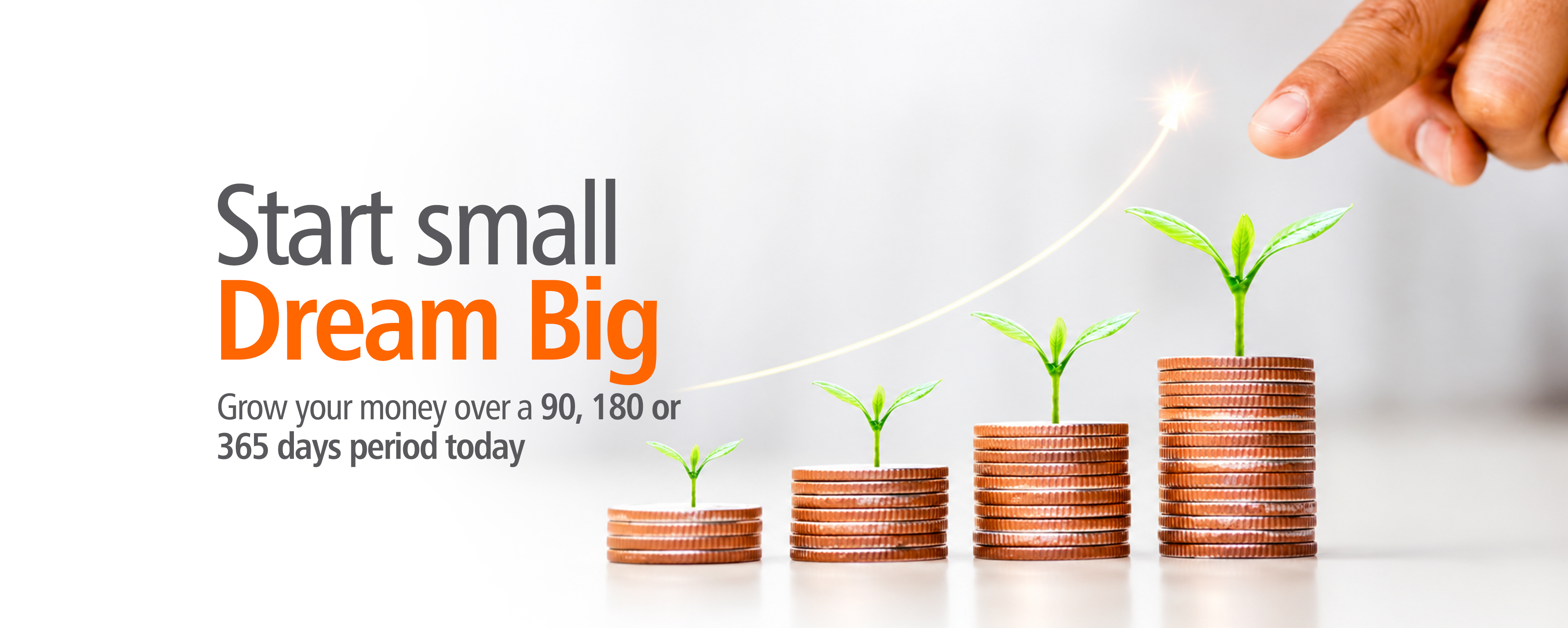 Start small, dream big — grow your money with fixed deposits