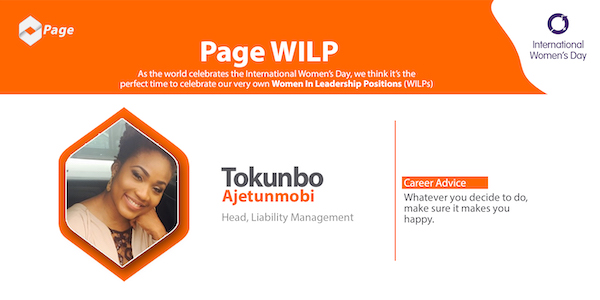 Meet Tokumbo Ajetunmobi - One of Page's Women In Leadership Position (WILPs)