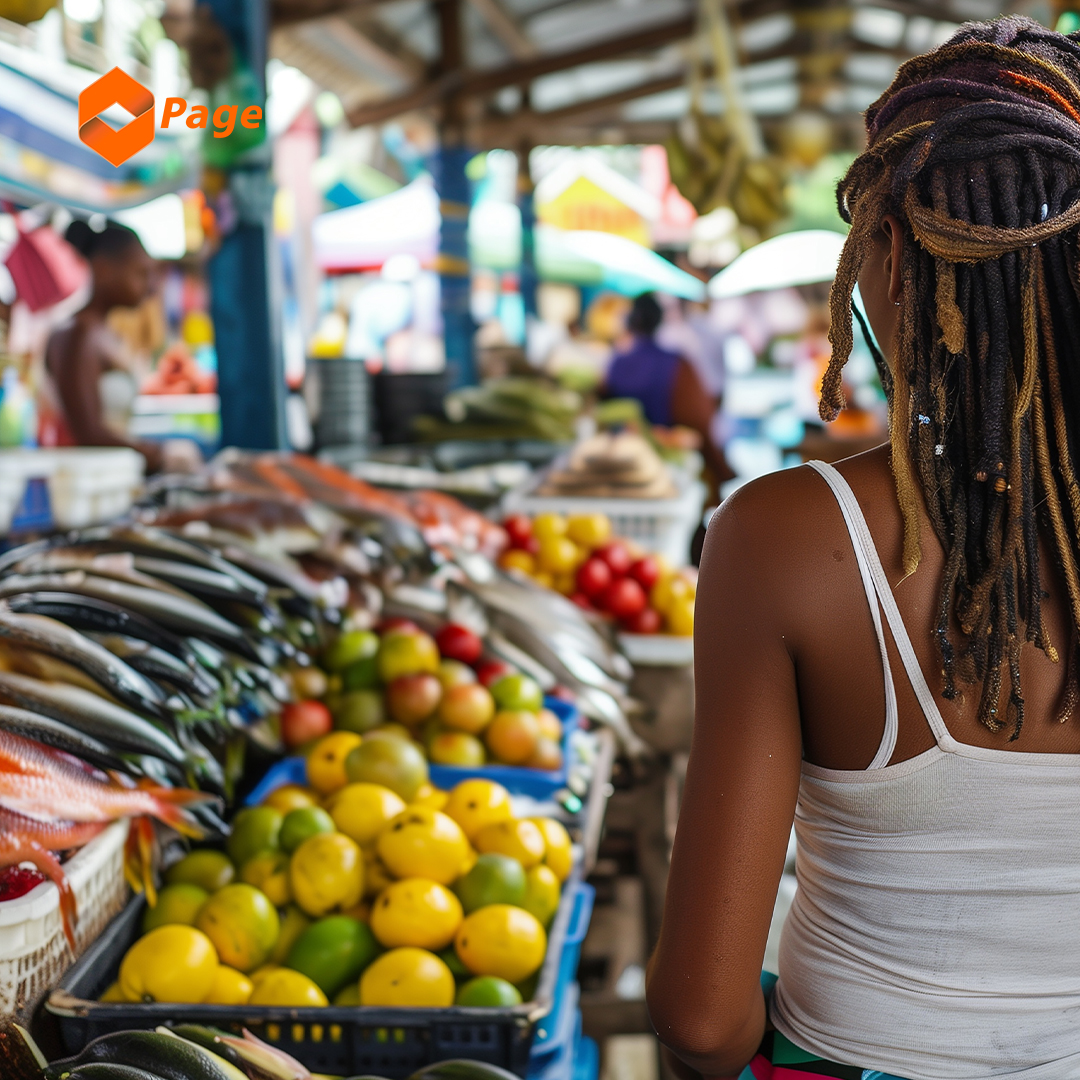 The Struggles of Shopping in a Nigerian Market.