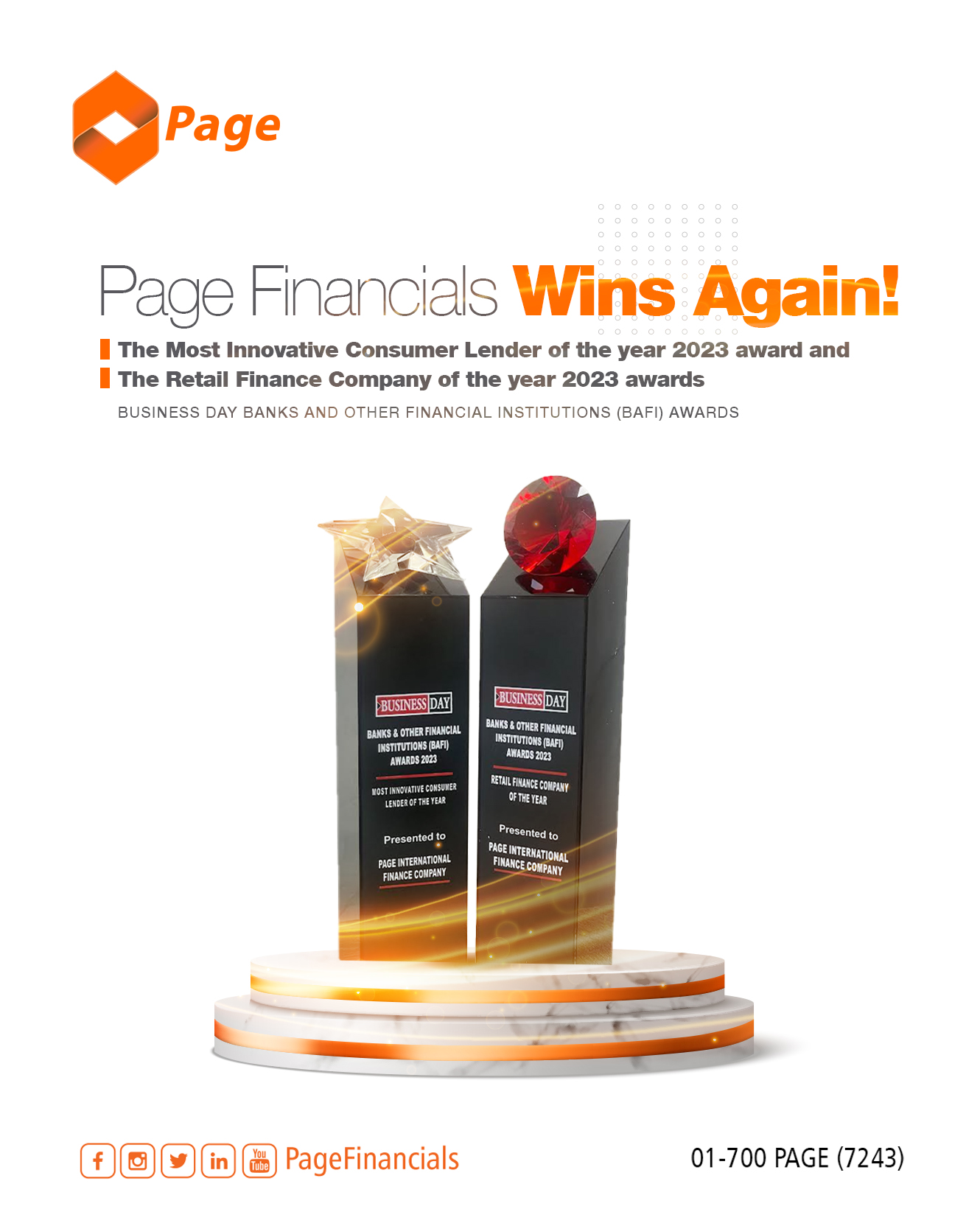 BUSINESS DAY BANKS AND OTHER FINANCIAL INSTITUTION (BAFI) AWARDS